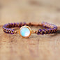 Stone Wrap Bracelet with Amethyst & Opal