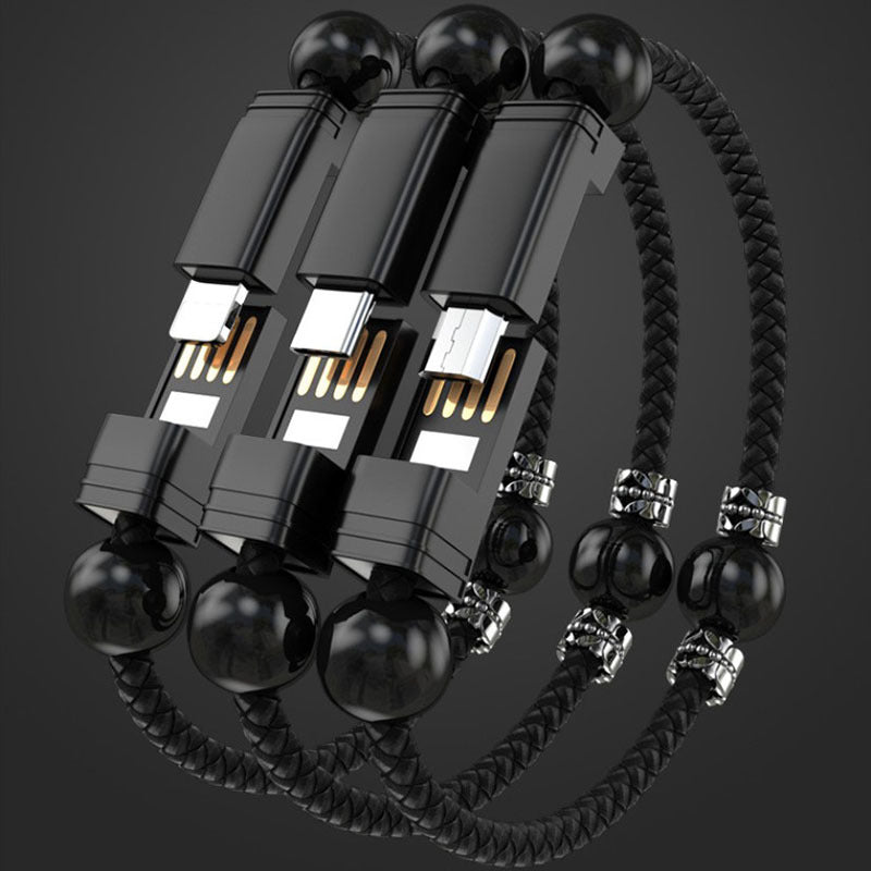Leather Bracelet Charging Cable
