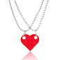 Lego Gift Heart Necklace, 2pcs Set