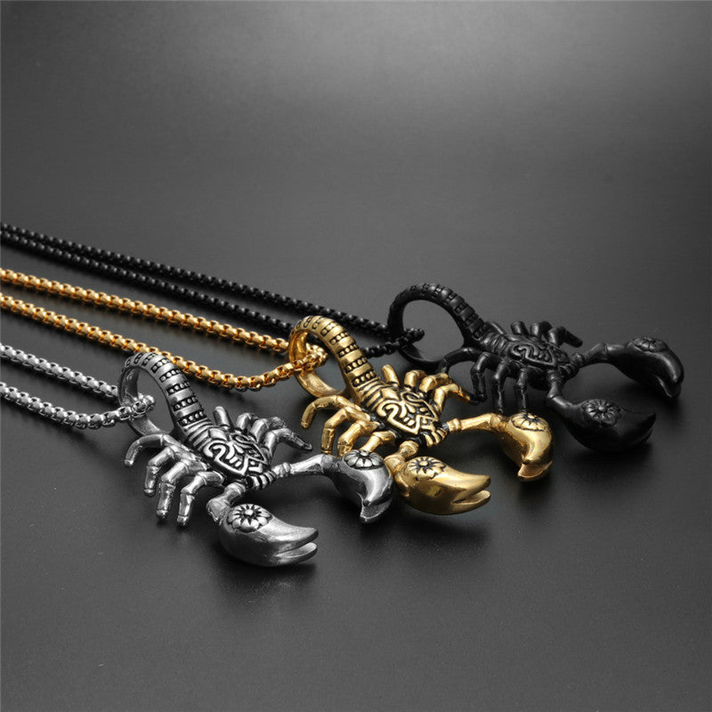 Scorpion Pendant Necklace