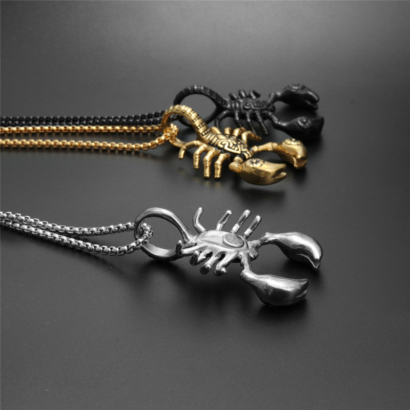 Scorpion Pendant Necklace