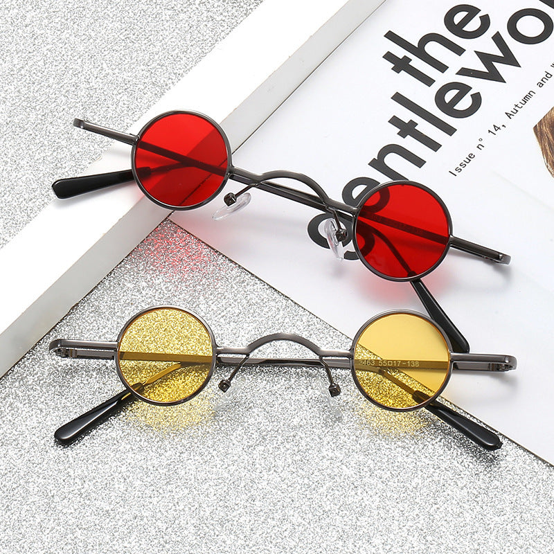 Super Small Round Frame Retro Sunglasses