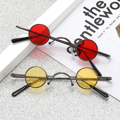 Super Small Round Frame Retro Sunglasses