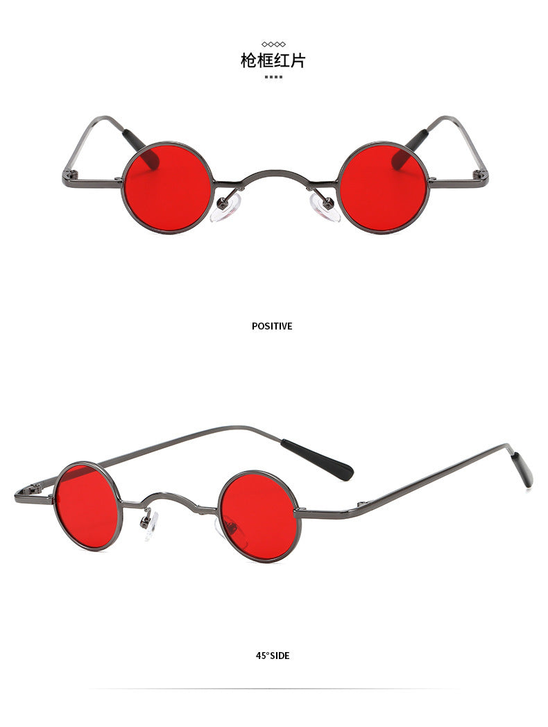 Super Small Round Frame Retro Sunglasses