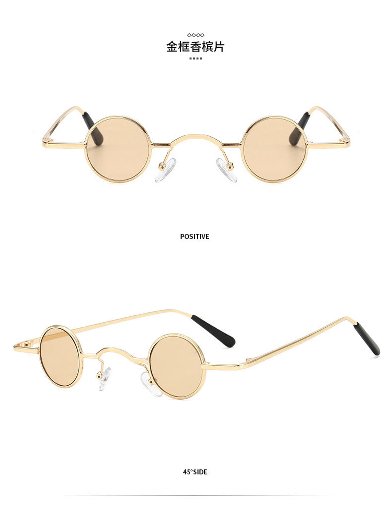 Super Small Round Frame Retro Sunglasses