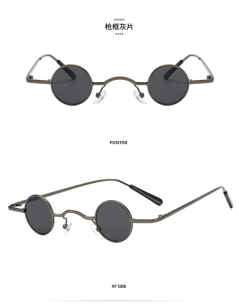 Super Small Round Frame Retro Sunglasses