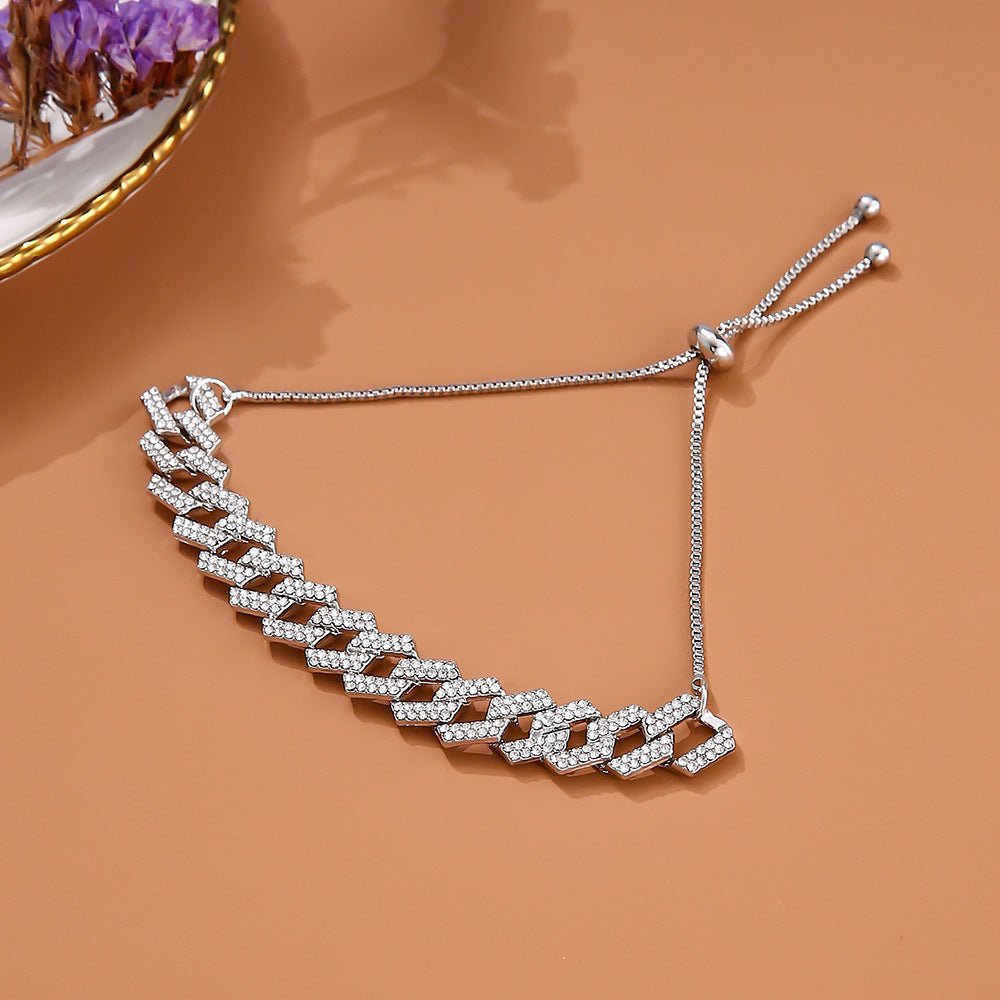 Unisex Thick Iced Bracelet