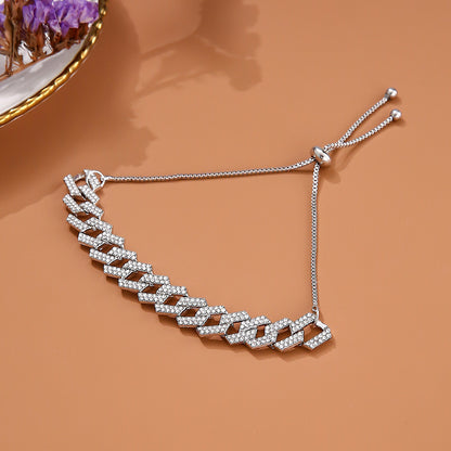 Unisex Thick Iced Bracelet