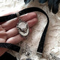 Gothic Bat Choker Necklace