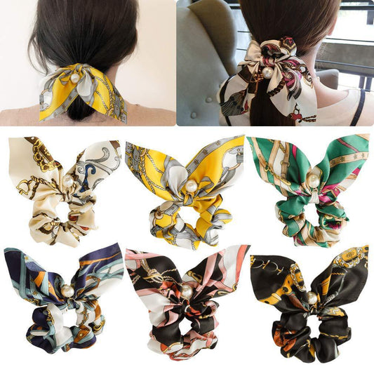 Pearl Pendant Bow Hair Band