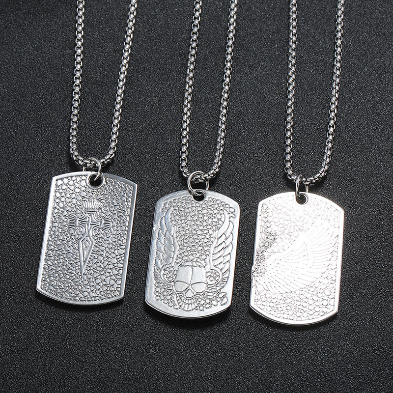 Dog Tag Style Chain