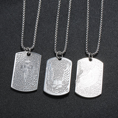 Dog Tag Style Chain