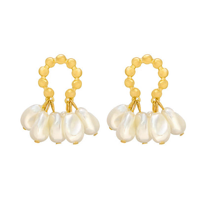 Female Baroque Pearl Earrings