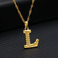 26 Letters Gold-Plated Pendant Necklace