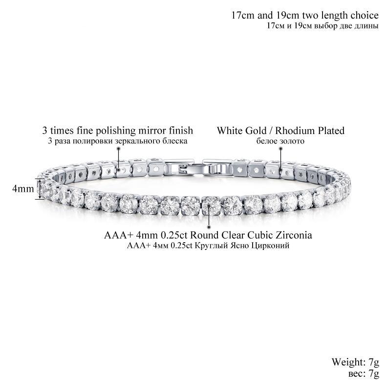 Cubic Zirconia Tennis Bracelet