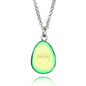 Handmade Avocado Halves Necklace & Earrings Set