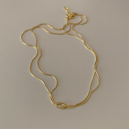 Couples Knot Necklace & Bracelet Set