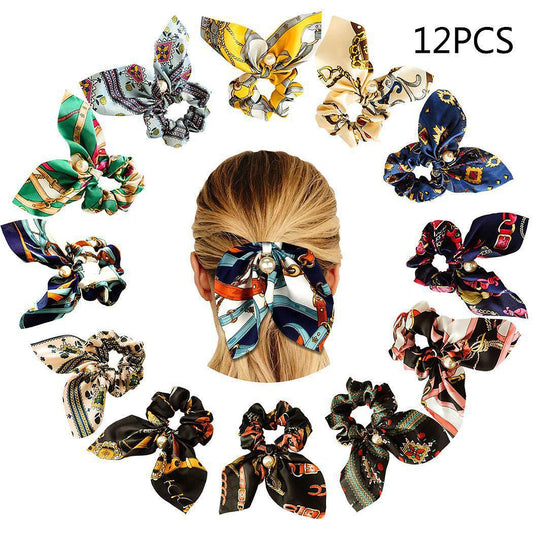 Pearl Pendant Bow Hair Band