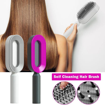 3D Air Cushion Self-Cleaning Hair Comb