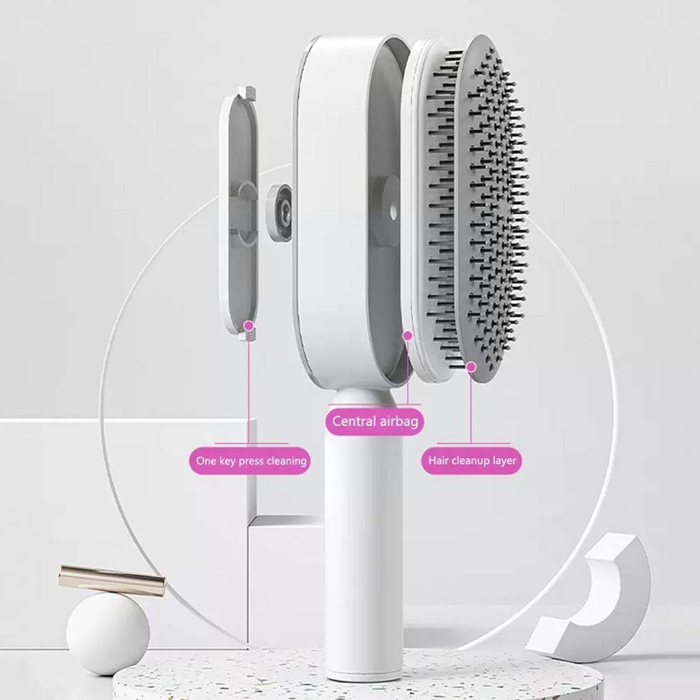 3D Air Cushion Self-Cleaning Hair Comb