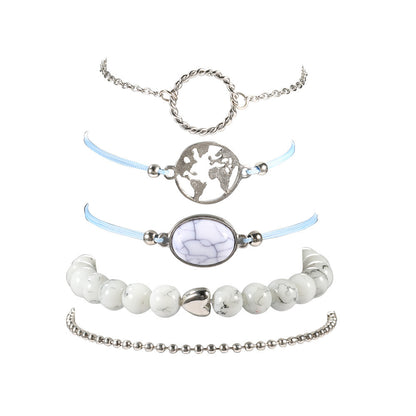 Love Map Bracelet Set