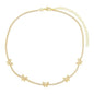 Gold Butterfly Clavicle Chain Necklace