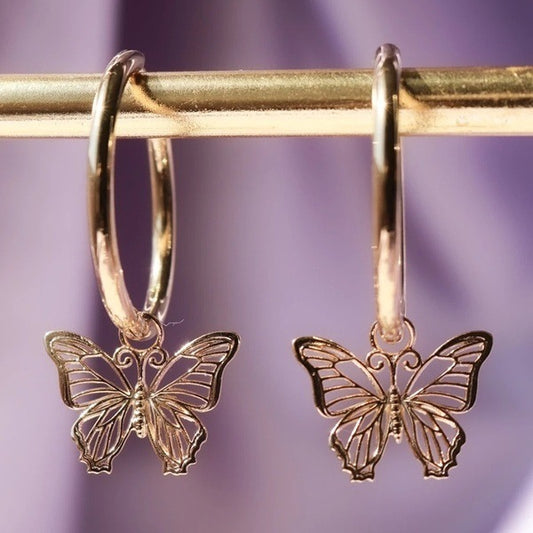 Women’s Exquisite Butterfly Stud Earrings