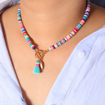 Shell Necklace with Tassels