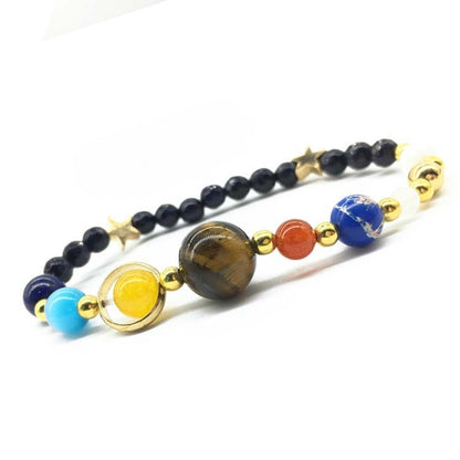 Unisex Eight Planet Constellation Bracelet