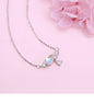 Aurora Water Drop Planet Necklace