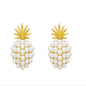 Pineapple & Starfish Pearl Earrings