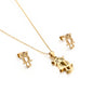 Hollow Owl Necklace & Earring Set