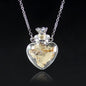 Transparent Glass Essential Oil Perfume Necklace