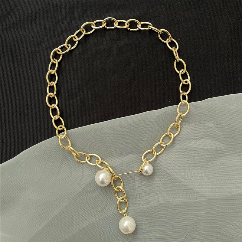 Light Luxury Baroque Pearl Necklace