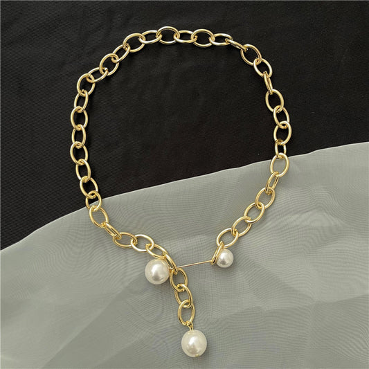 Light Luxury Baroque Pearl Necklace