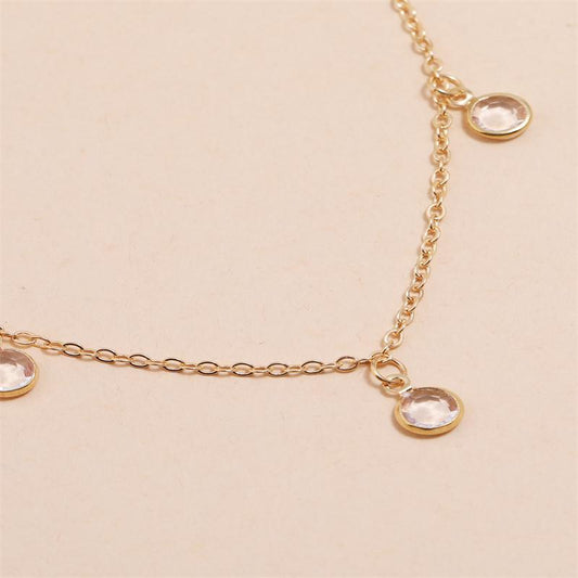 Simple Little Diamond Necklace