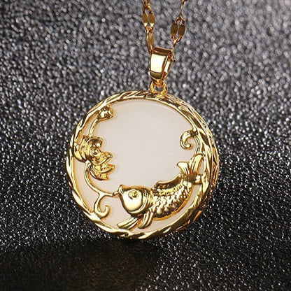 Autumn & Winter Gold-Plated Titanium Steel Necklace