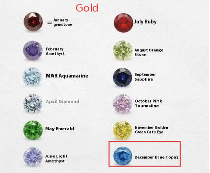 Zircon Birthstone Necklace