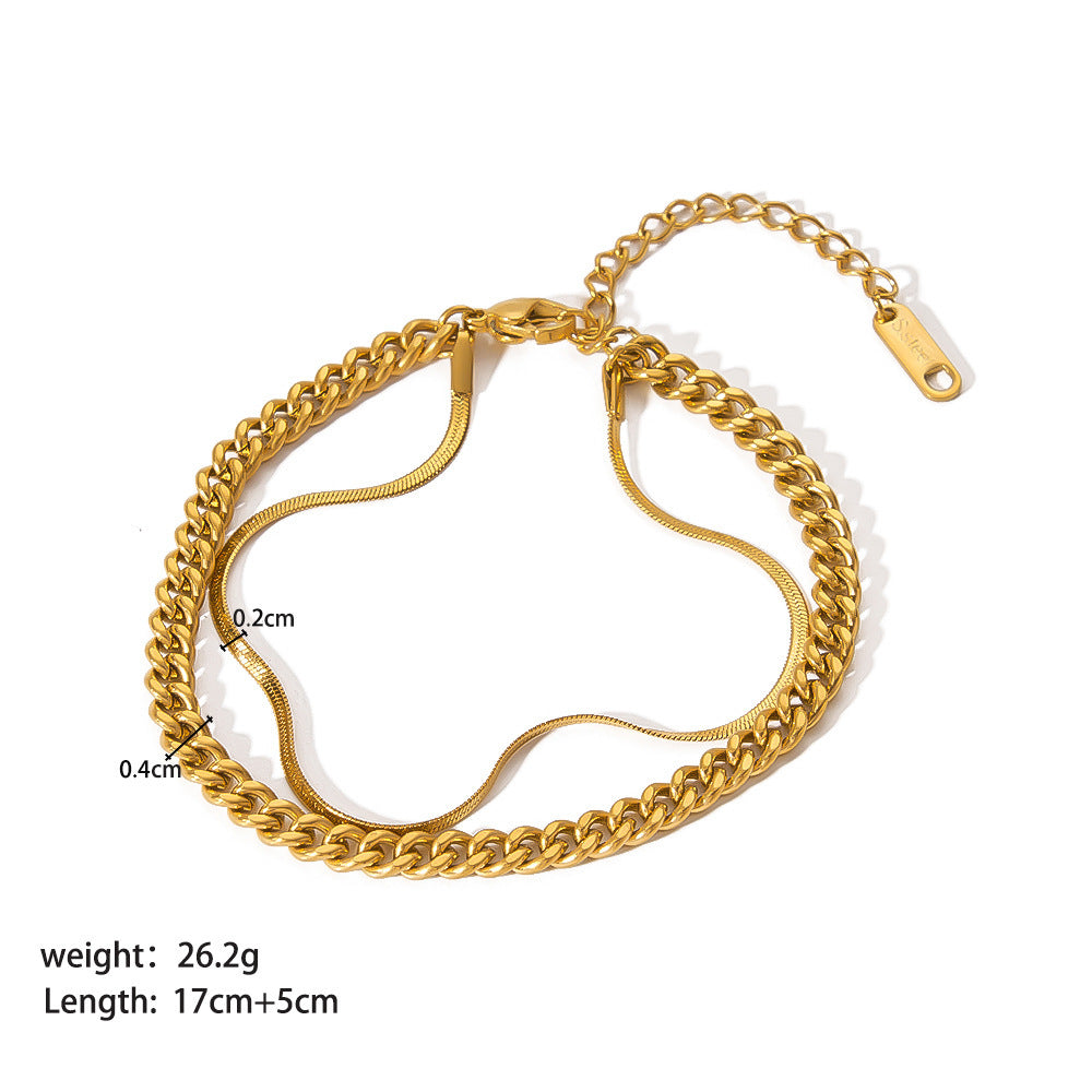 Gold Simple Bracelets