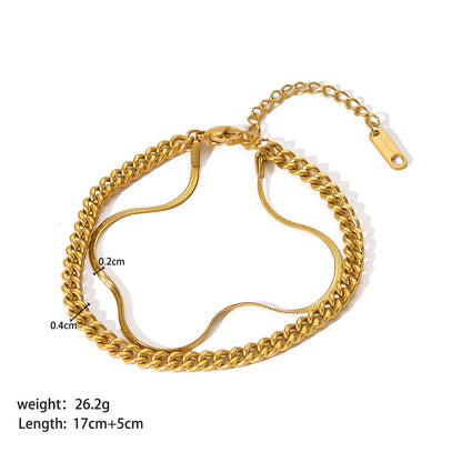 Gold Simple Bracelets