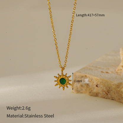 Vintage Turquoise & Emerald Necklace