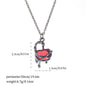 Gothic Spider, Bat, Cross, Skull, and Heart Pendant Necklaces