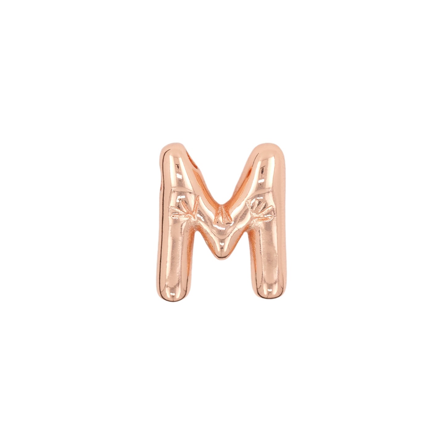 Glossy Letters Pendant Necklace