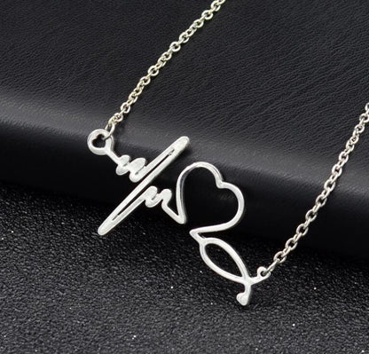 Heartbeat Necklace for Women