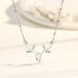 Reindeer Pendant Necklace, Gold, Silver
