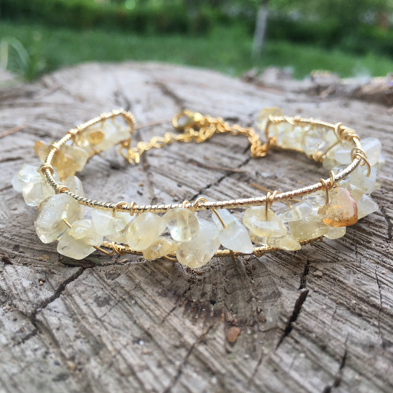 Natural Crystal Beads Bracelet