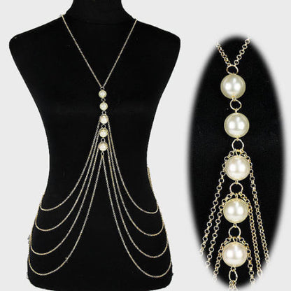 Pearl Body Chain Jewellery