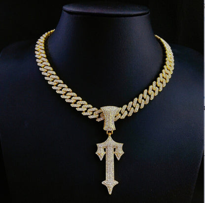 Men’s Hip Hop  Pendant and Cuban Chain
