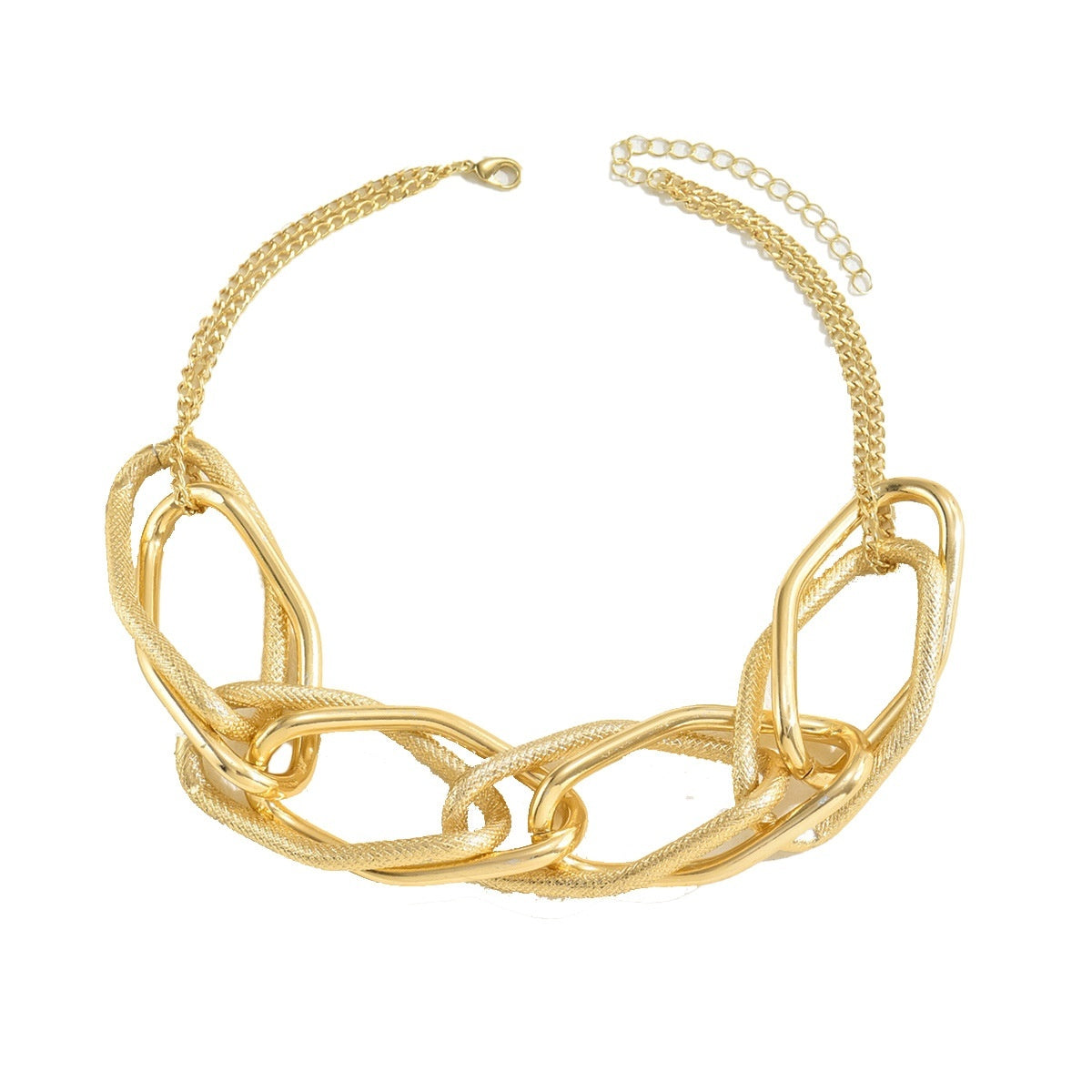 Women’s Long Gold Clavicle Irregular Necklace