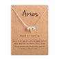 12 Zodiac Sign Constellation Pendant Necklace